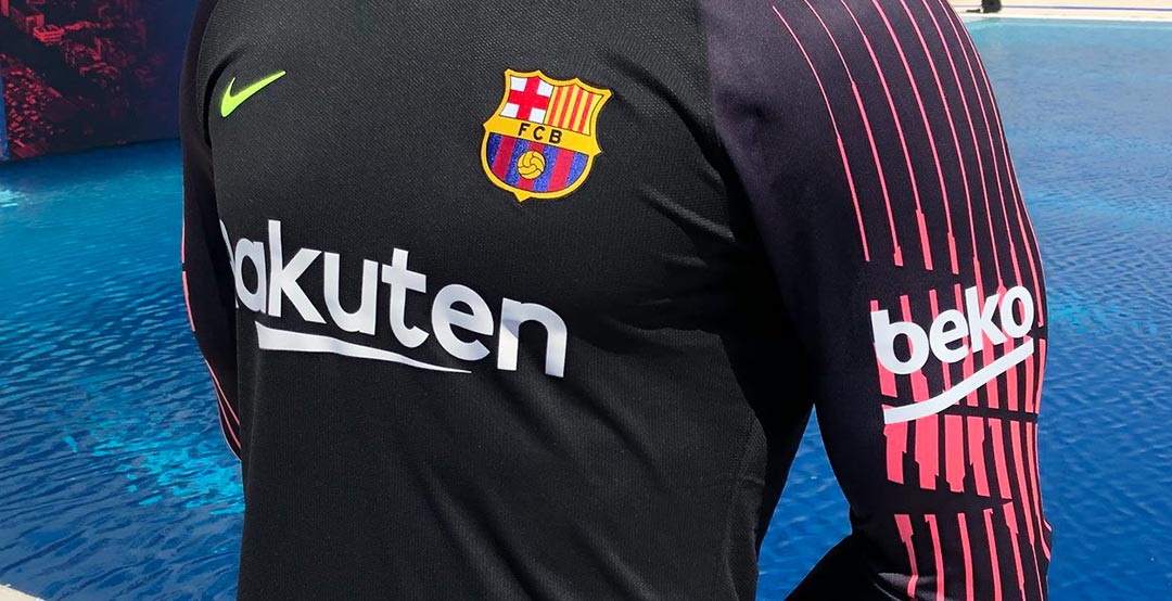 Barca top goalie jersey